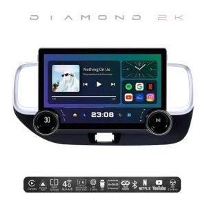 diamond 2k 11.5" android player for hyundai venue (2019 2026) | dual knob