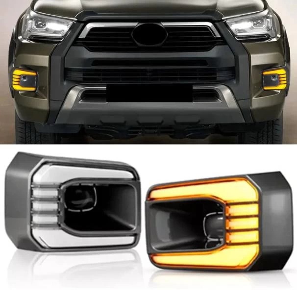 toyota hilux revo 2.8 gd6 dual function led fog light surrounds for sale in kenya (2021–2026)
