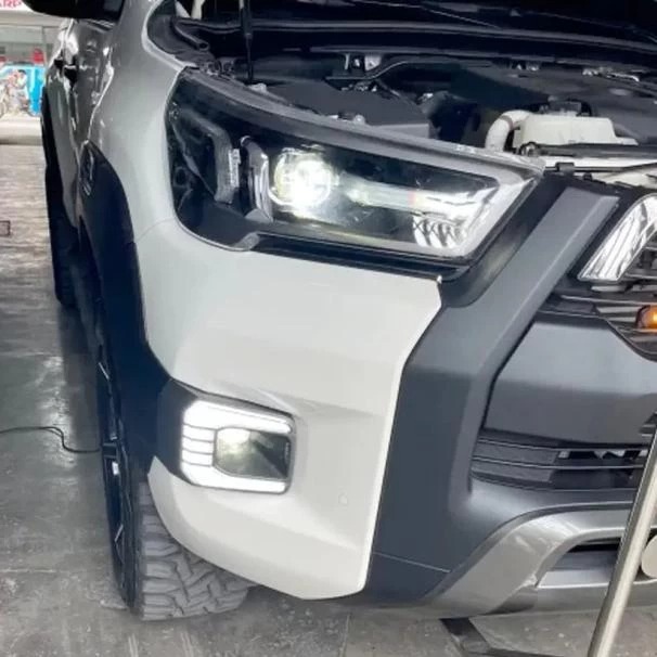 toyota hilux revo 2.8 gd6 dual function led fog light surrounds for sale in kenya (2021–2026)