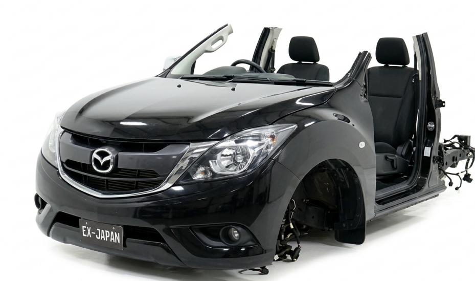 Mazda BT-50 nose cut in Kenya