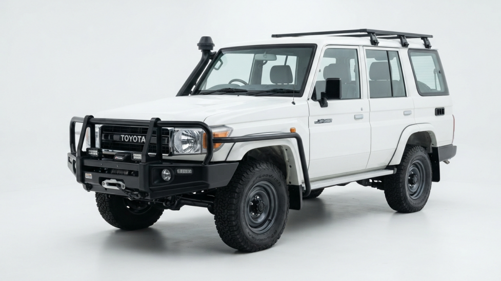 Toyota Land Cruiser 76, 78, 79 Series Bull Bar in Kenya