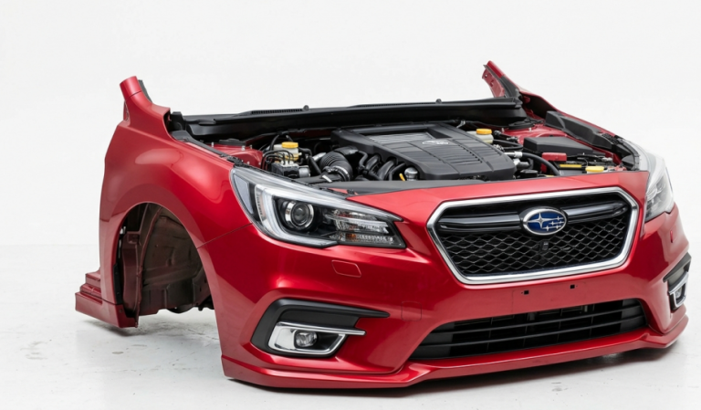 Subaru Legacy nose cut in Kenya