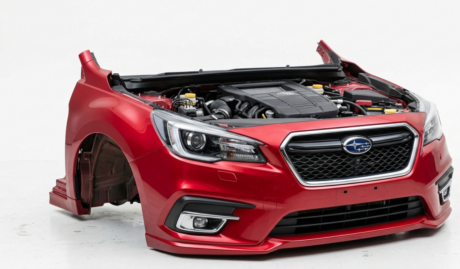 Subaru Legacy nose cut in Kenya