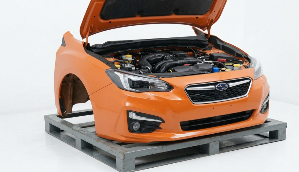 Subaru Impreza nose cut in Kenya