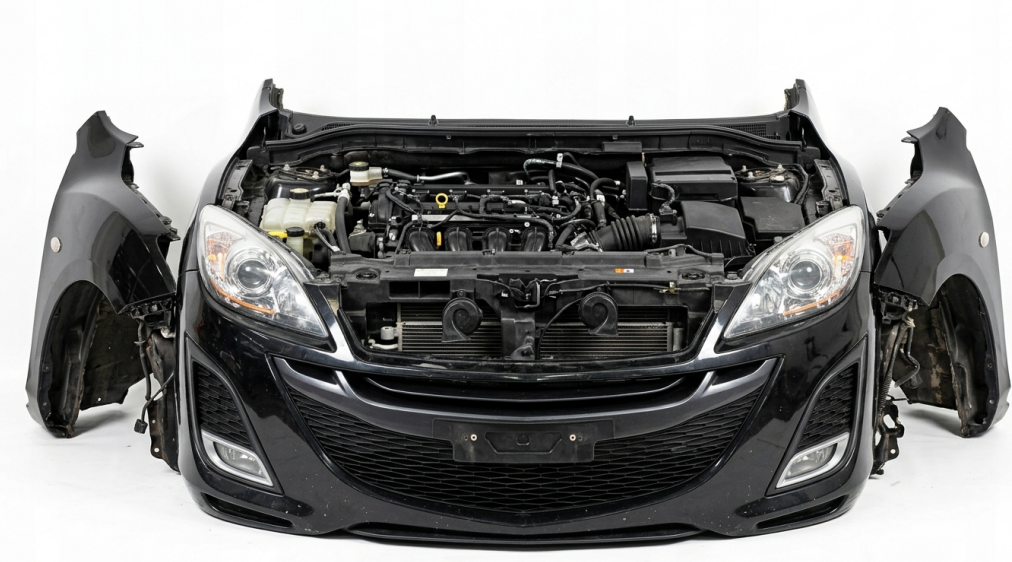 Mazda Axela nose cut in Kenya