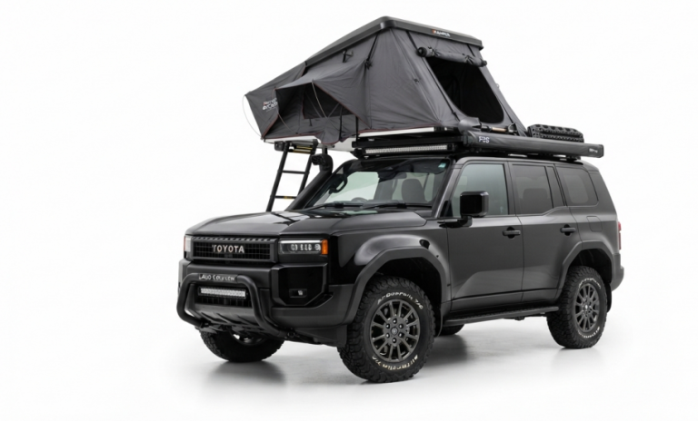Toyota Prado Rooftop Tent in Kenya