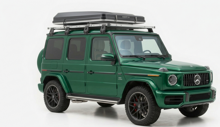 Mercedes-Benz G-Class Rooftop Tent in Kenya